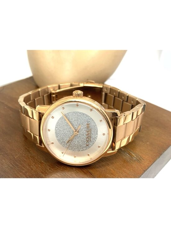 Coach Women\'s Watch 14503492 Quartz Silver Dial Rose Gold Stainless Steel 36mm main image 5